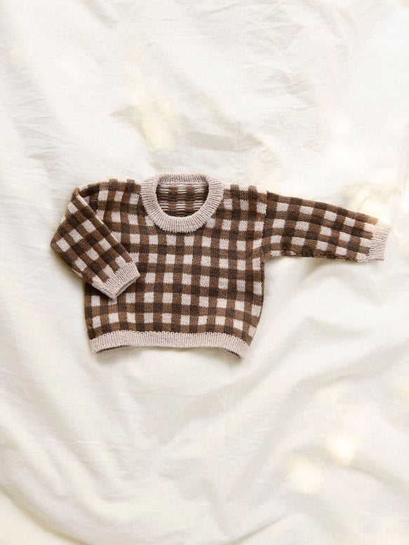 Sandnes, Baby Gingham, braun 2