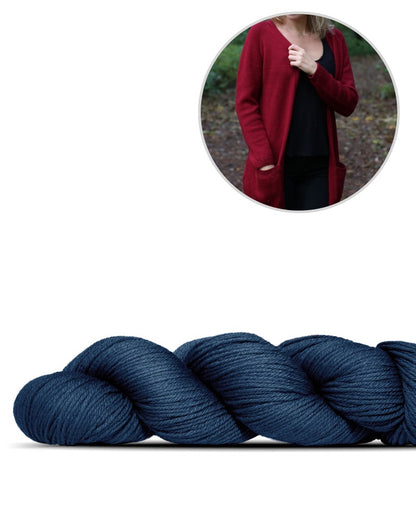 Matilda Kruse, Be Mine Cardigan, Farbe: blauwal