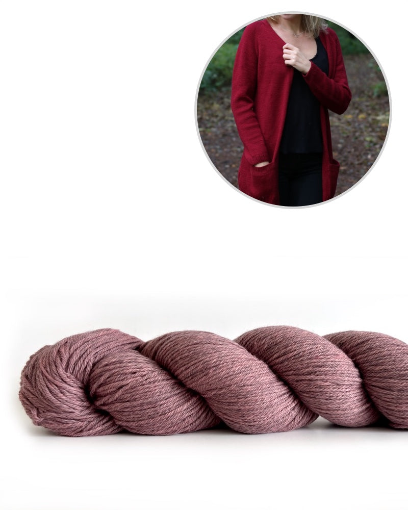 Matilda Kruse, Be Mine Cardigan, Farbe: melange rosenquarz