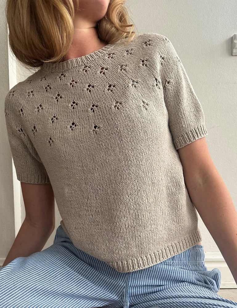 LeKnit Clover Tee mit Line von Sandnes Garn 1