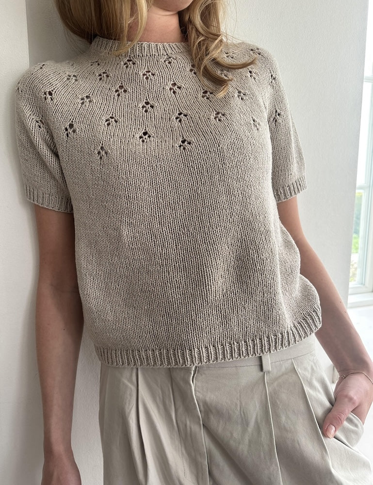 LeKnit Clover Tee mit Line von Sandnes Garn 4