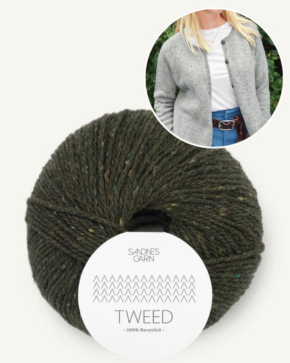 Cardigan Débutant - Tweed 