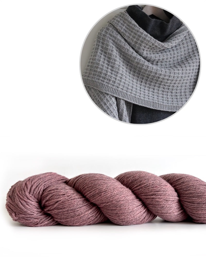 Rosy Green Wool Tuch Keramik rosenquarz