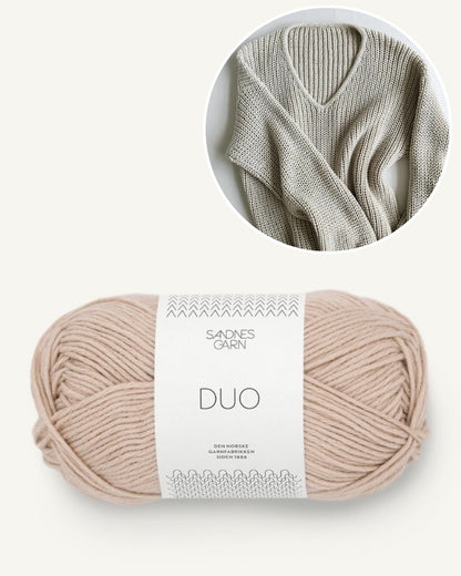 Never Ending Story Sweater von Paula-m aus Duo hellbeige