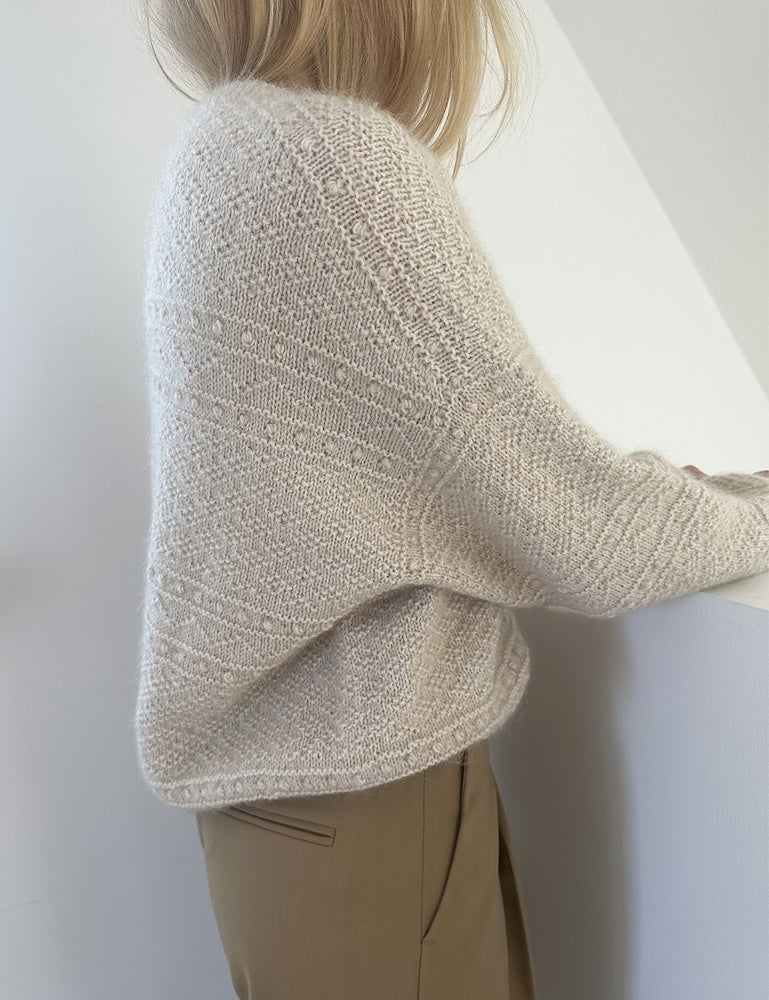 LeKnit Peggy Sweater mit Tynn Peer Gynt und Tynn Silk Mohair von Sandnes Garn 2