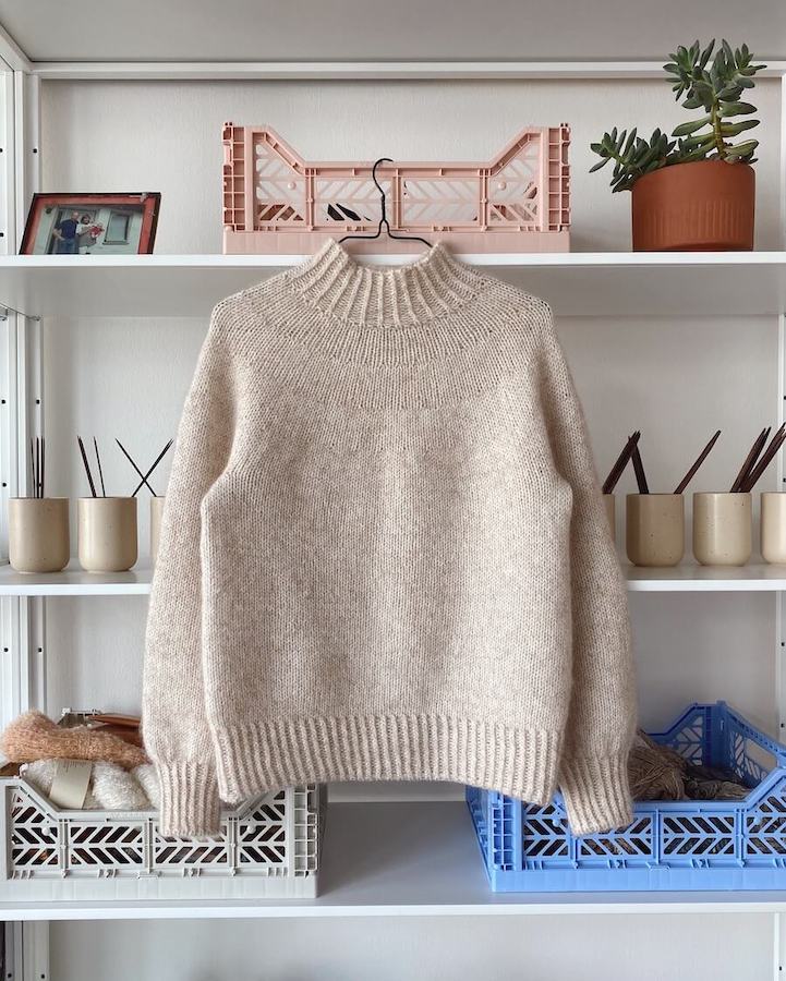 PetiteKnit Novice Sweater mit Santiago von Mayflower Denmark 12