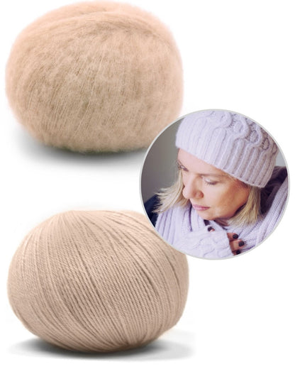 Chrisberlin Pure Set aus Merino Baby und Manada puder