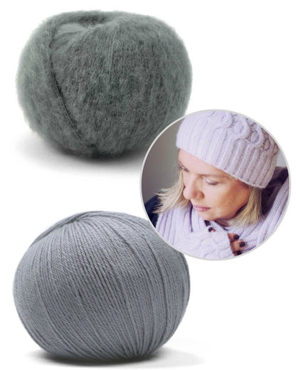 Chrisberlin Pure Set aus Merino Baby und Manada stein