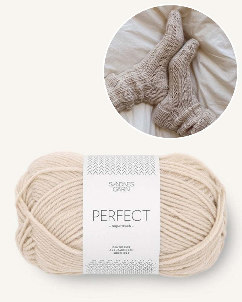 PetiteKnit Sunday Socks aus Perfect marzipan