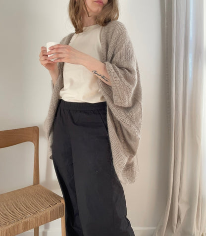 Seon Kimono | Cardigan léger en Kinu et Sensai de ITO Yarn 