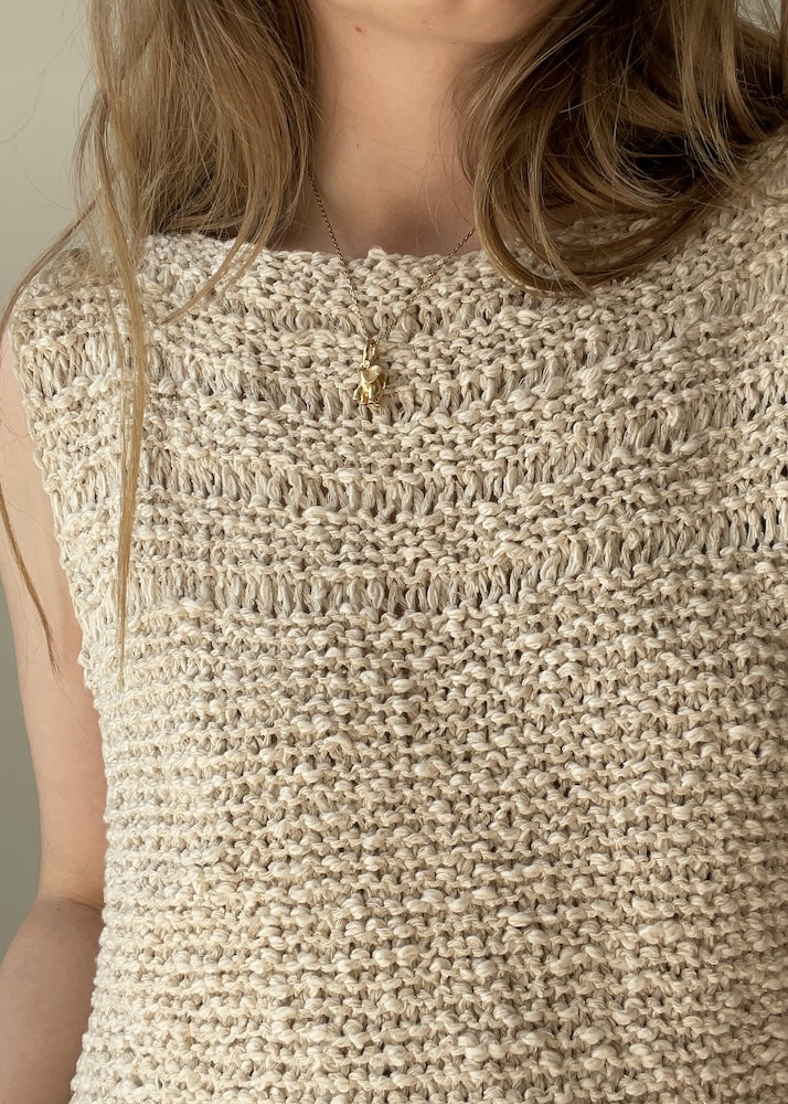 Sephia Top von Aegyoknit mit Tykk Line von Sandnes Garn 4