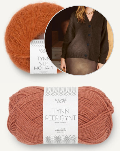 Agnes Cardigan aus der Kollektiuon 2409 DIY mit Tynn Peer Gynt und Tynn Silk Mohair 8