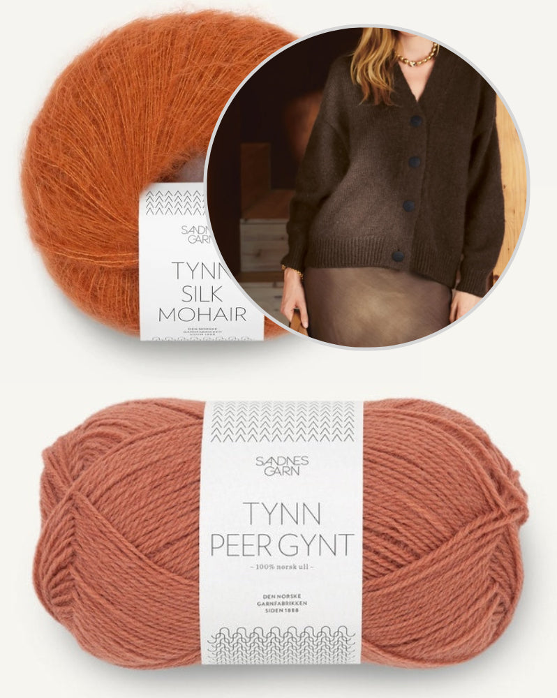 Agnes Cardigan aus der Kollektiuon 2409 DIY mit Tynn Peer Gynt und Tynn Silk Mohair 8