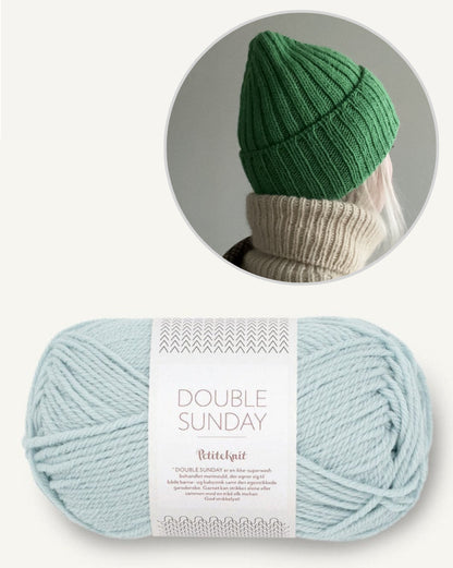 Alaska Hat von Seondknit mit Double Sunday von PetiteKnit 15