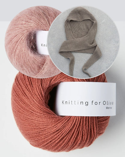 Alex Hood | weicher Kapuzenschal aus Merino und Soft Silk - Set mit PDF-Anleitung