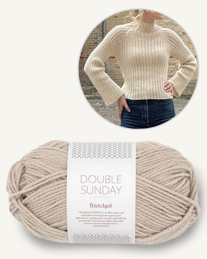 Alva Sweater mit Double Sunday von Sandnes Garn 11