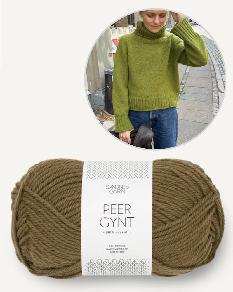 Amy Sweater von PetiteKnit mit Peer Gynt von Sandnes Garn 16