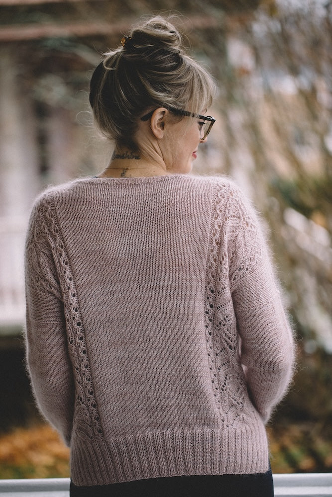 Pink Fizz Sweater von Andrea Mowry mit Saffira uns Mohair Bliss von Pascuali 7