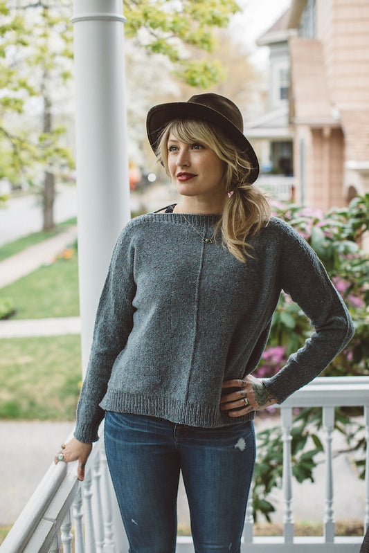 The Weekender Light Sweater von Andrea Mowry mit Shimo von ITO Yarn 1