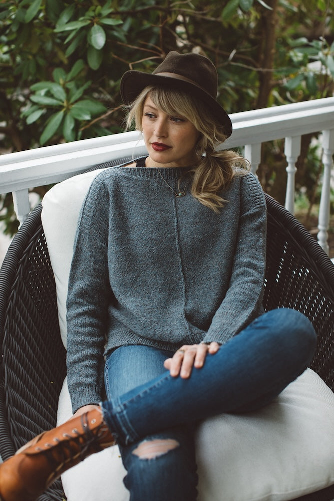 The Weekender Light Sweater von Andrea Mowry mit Shimo von ITO Yarn 2