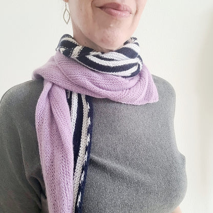 Okapi Tuch von Ani Knits mit Bio Cashmere Lace von Pacuali 3