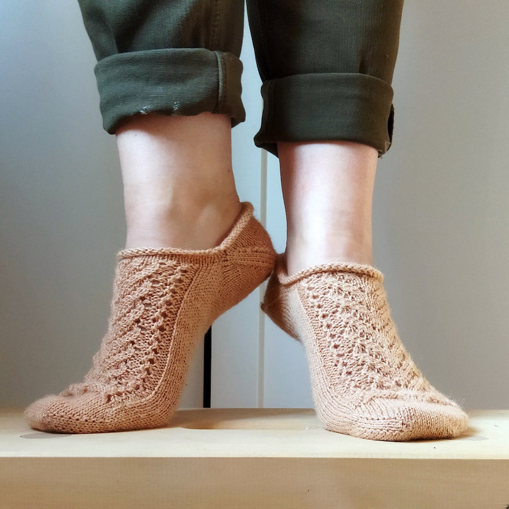 Cozy Weekend Slippers von Anja Heumann mit Terra von Symfonie Yarns 3