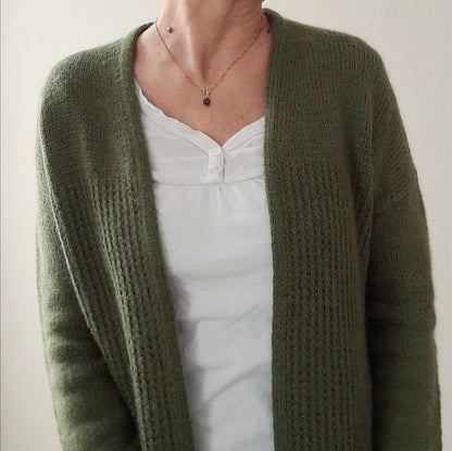 Ankestrick Soso Cardigan aus So Kosho und Sensai von ITO Yarn 2