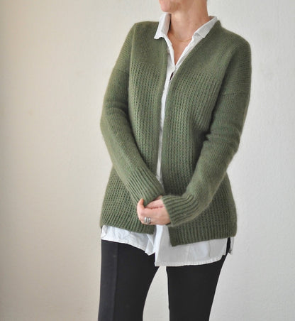 Ankestrick Soso Cardigan aus So Kosho und Sensai von ITO Yarn 4