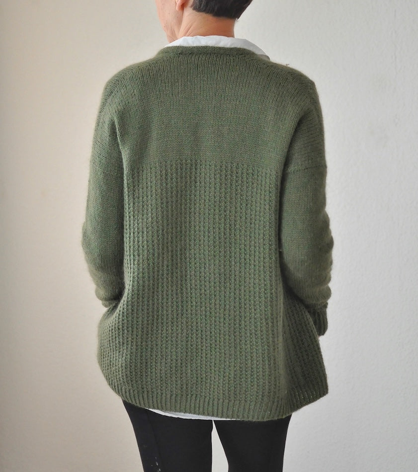 Ankestrick Soso Cardigan aus So Kosho und Sensai von ITO Yarn 5