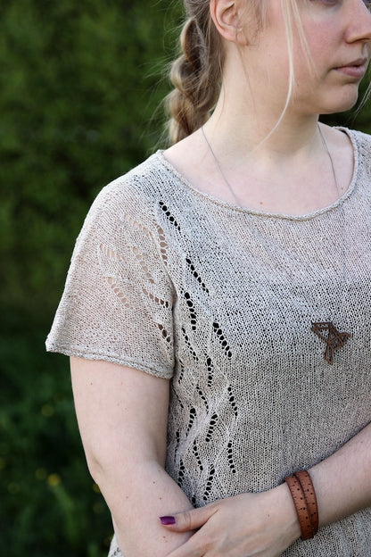 Anna Johanna Teas Shirt mit Kinu von ITO Yarn 2