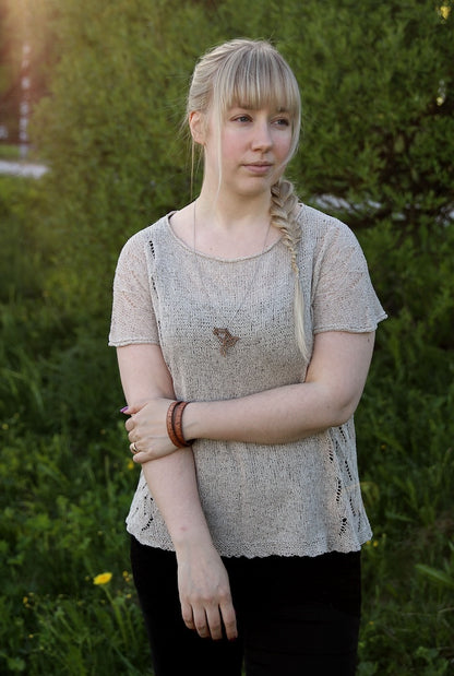 Anna Johanna Teas Shirt mit Kinu von ITO Yarn 7