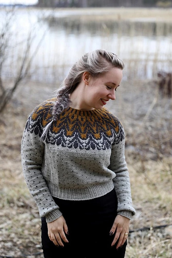 Reed Sweater von Anna Johanna mit Alpaca Heather von Manos del Uruguay 1