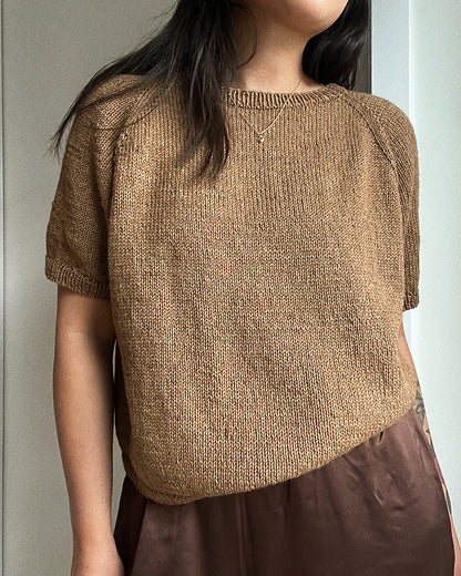 Annecy Tee von novemberknits mit Duo von Sandnes Garn 1