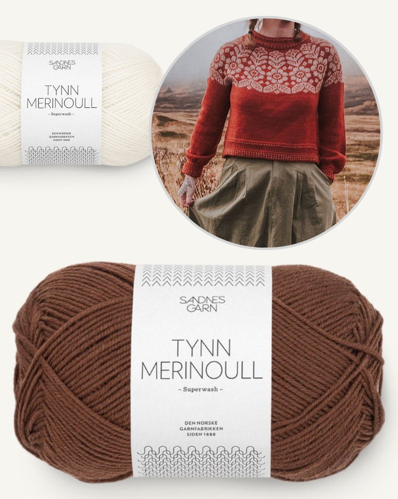 Autumn Alpine Sweater von Caitlin Hunter mit Tynn Merinoull von Sandnes Garn 11