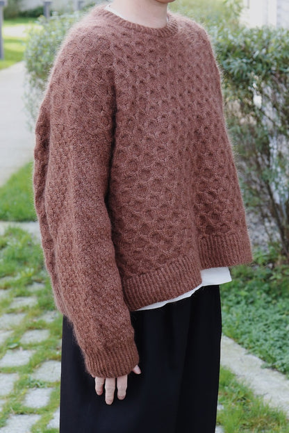 Snow Garden Sweater von Ayako Sato mit Double Sunday von Sandnes Garn 5