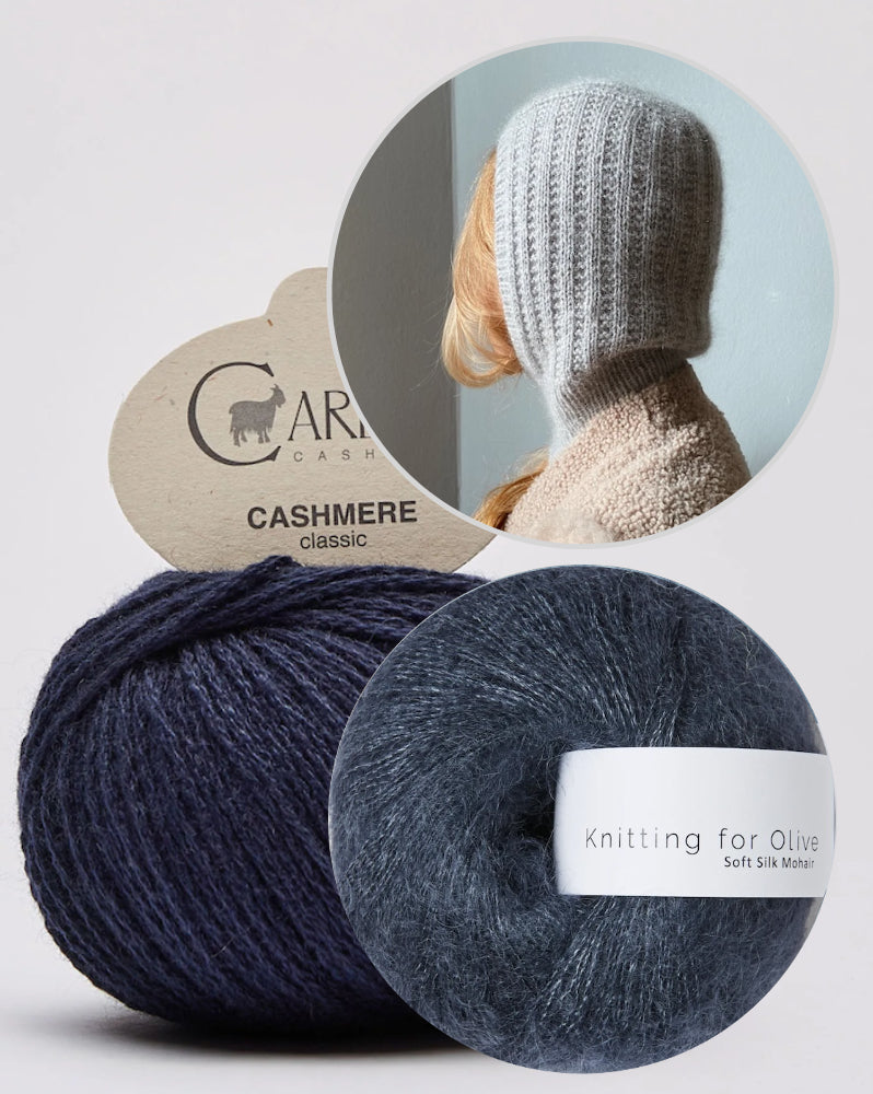 Balaclava No. 1 von My Favourite Things Knitwear mit Classic Cashmere von Cardiff und Soft Silk Mohair von Knitting for Olive 9