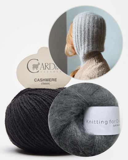 Balaclava No. 1 von My Favourite Things Knitwear mit Classic Cashmere von Cardiff und Soft Silk Mohair von Knitting for Olive 7