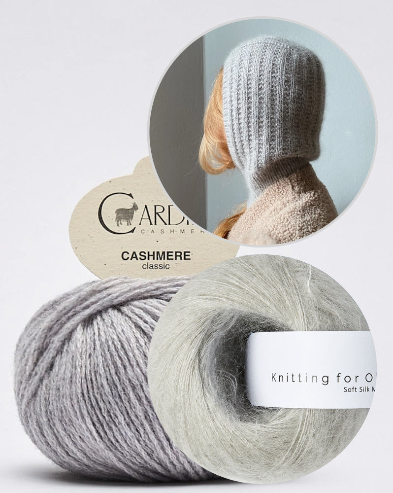 Balaclava No. 1 von My Favourite Things Knitwear mit Classic Cashmere von Cardiff und Soft Silk Mohair von Knitting for Olive 4