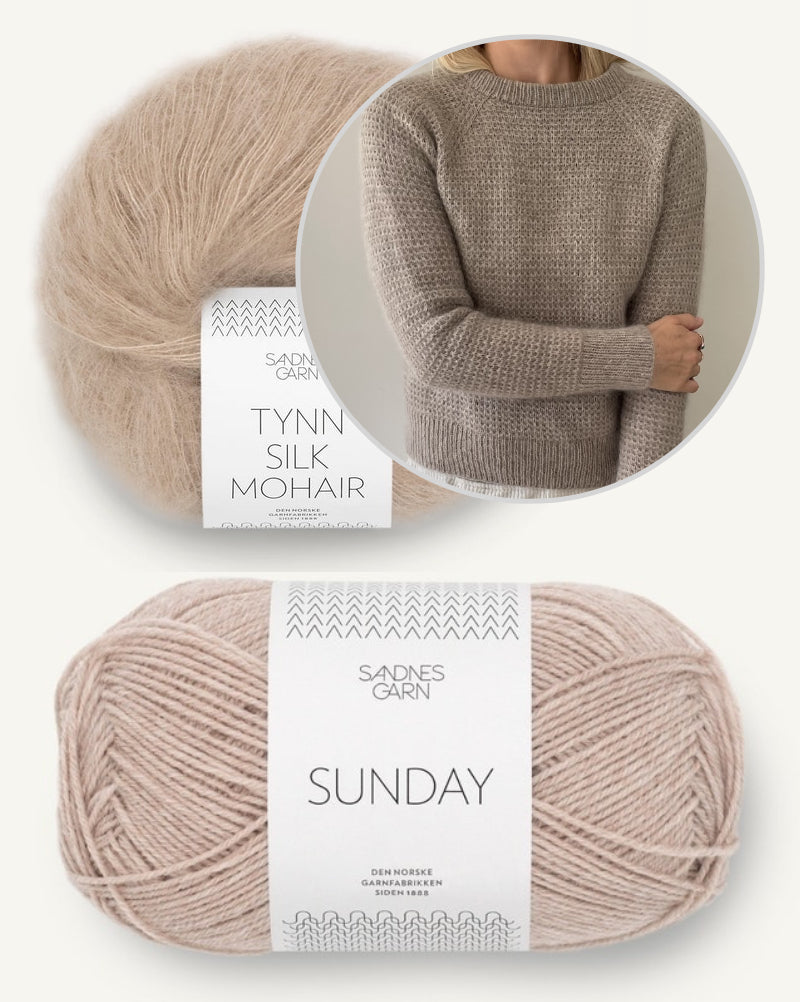 Banrsley Sweater von Coco Amour Knitwear mit Sunday und Tynn Silk Mohair von Sandnes Garn 4