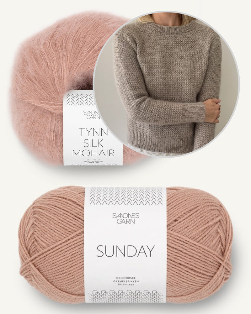 Banrsley Sweater von Coco Amour Knitwear mit Sunday und Tynn Silk Mohair von Sandnes Garn 5