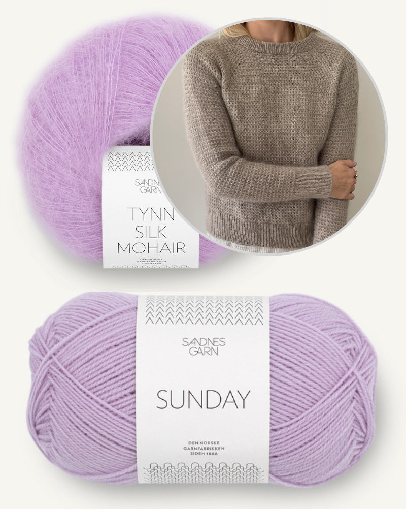 Banrsley Sweater von Coco Amour Knitwear mit Sunday und Tynn Silk Mohair von Sandnes Garn 9