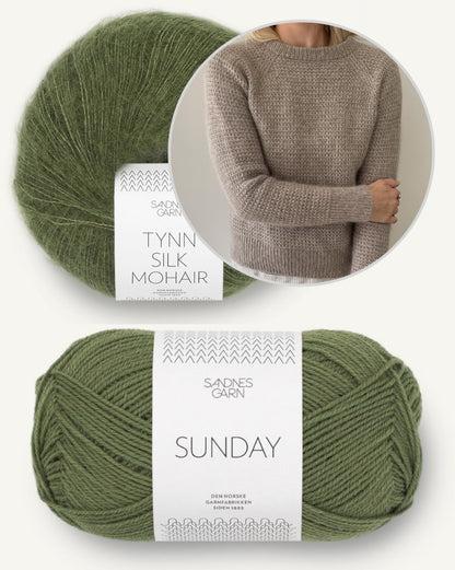 Banrsley Sweater von Coco Amour Knitwear mit Sunday und Tynn Silk Mohair von Sandnes Garn 11