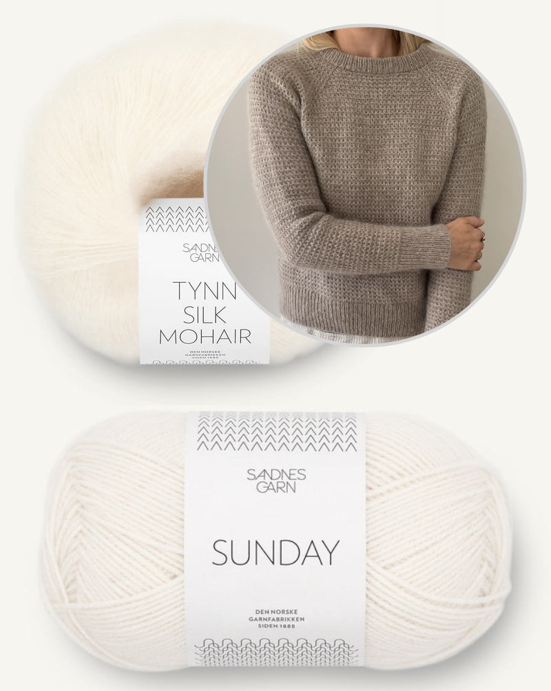 Banrsley Sweater von Coco Amour Knitwear mit Sunday und Tynn Silk Mohair von Sandnes Garn 7