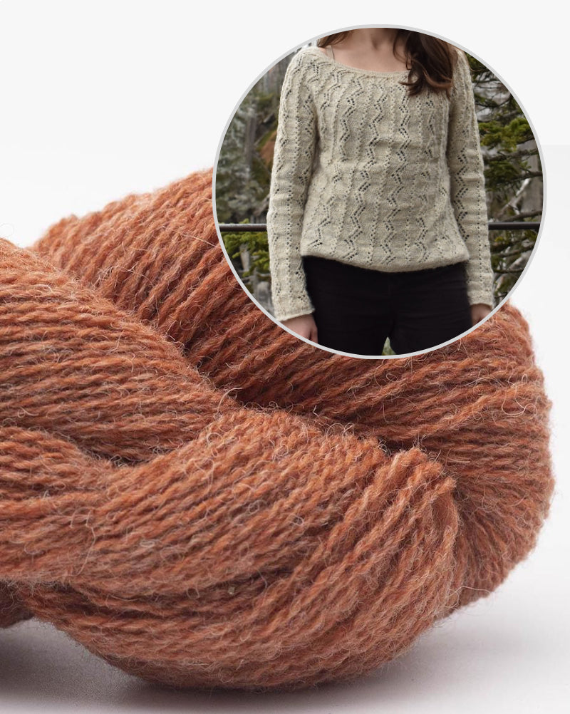 Battenkill Pullover von Wildernestknits mit Bio Shetland von BC Garn 13