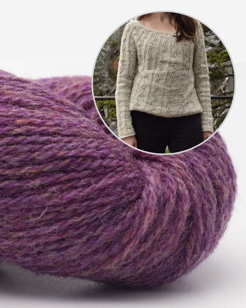 Battenkill Pullover von Wildernestknits mit Bio Shetland von BC Garn 18