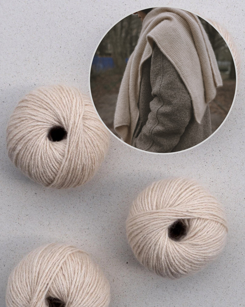 Gregoria Fibers Bei Scarf mit Cahmere 6/28 von Pascuali 9