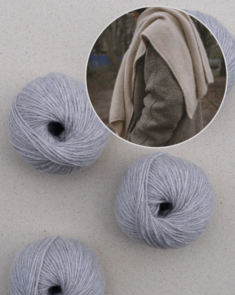 Gregoria Fibers Bei Scarf mit Cahmere 6/28 von Pascuali 16