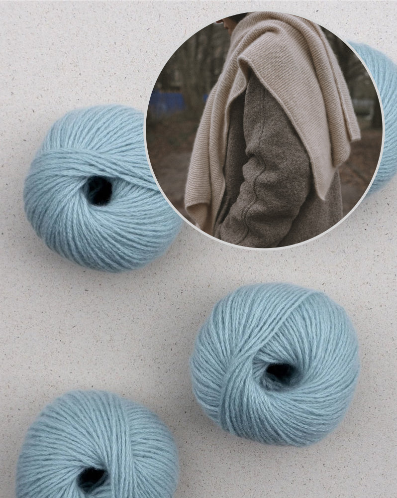 Gregoria Fibers Bei Scarf mit Cahmere 6/28 von Pascuali 18