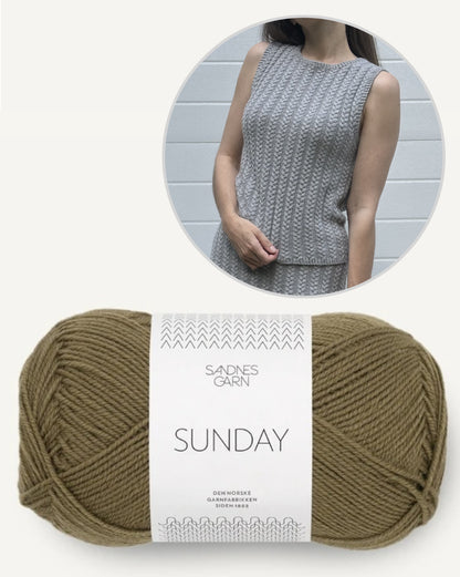 Bloomfield Top von Knitonomy mit Sunday von Sandnes Garn 12