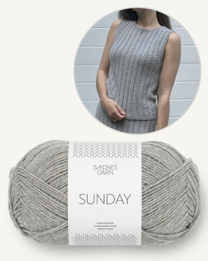 Bloomfield Top von Knitonomy mit Sunday von Sandnes Garn 7